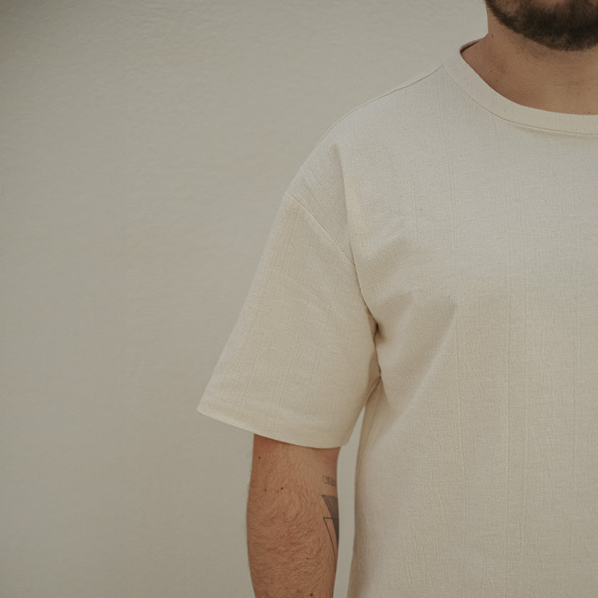 Camiseta Oversized Areia