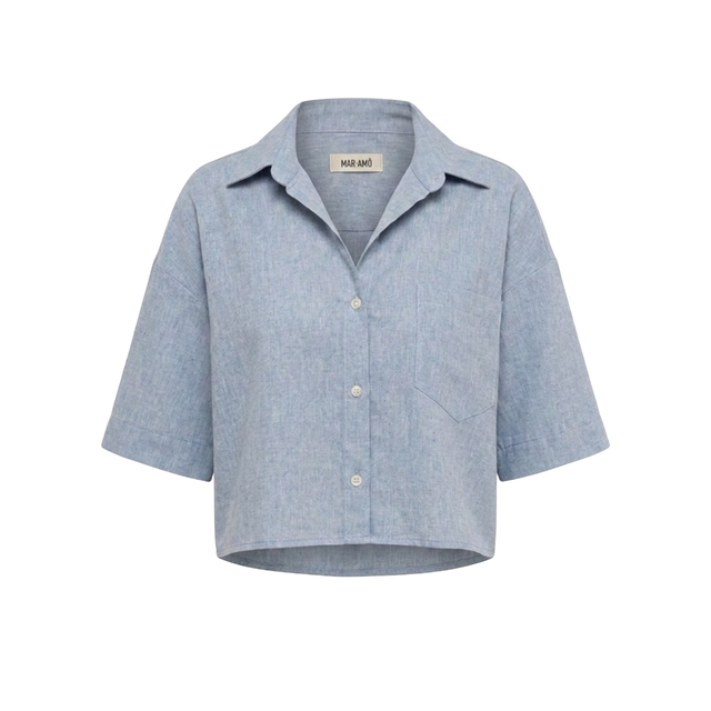 Camisa Cropped Sardine