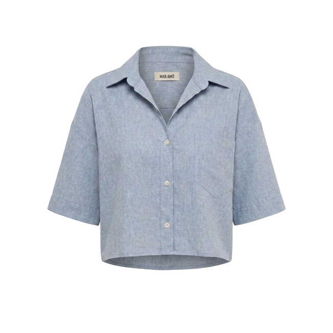 Camisa Cropped Sardine