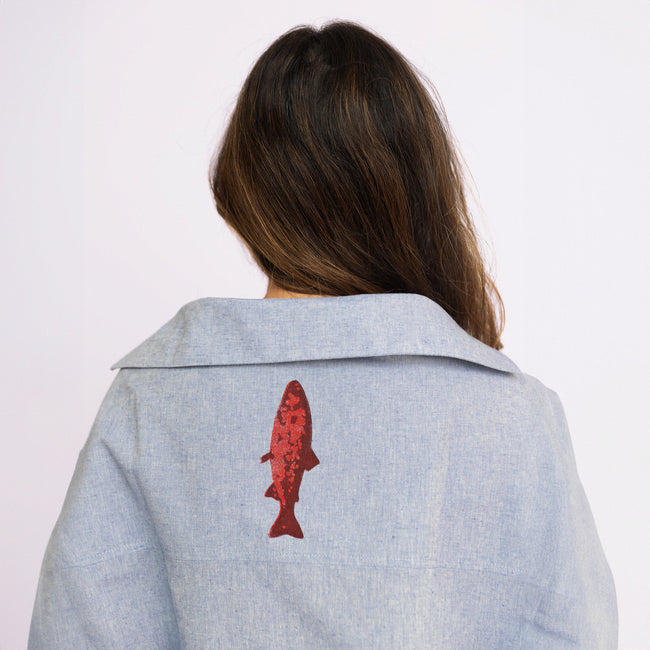 Camisa Cropped Sardine