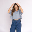 Camisa Cropped Sardine