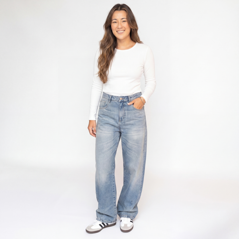 Calça Jeans Balloon Kai